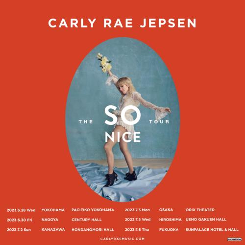 Carly Rae Jepsen “The So Nice Tour"