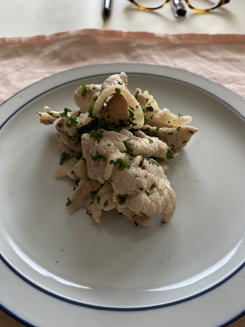 ＊7/7＊【台所のよっぱらい】土井さんの豚薄切り肉パセリ和えをご紹介♪