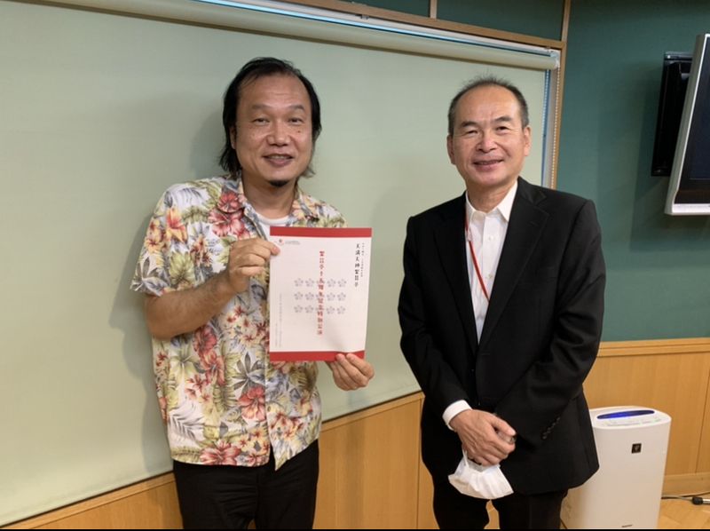 笑福亭仁智 師匠をお迎えしました♪