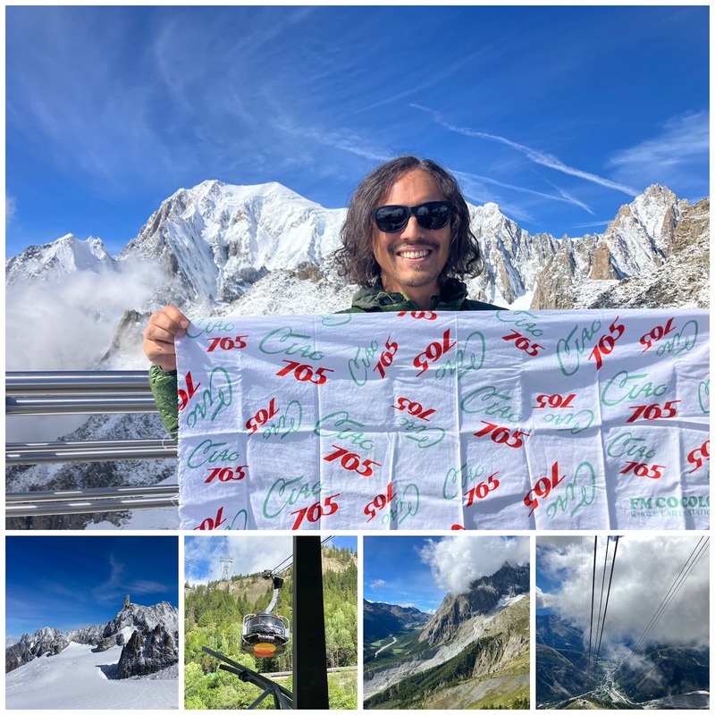 これぞヨーロッパの白山、モンテ・ビアンコ。