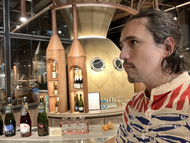 「飲みたかった〜」の顔